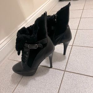 Viaggi ankle boots, leather, size 9.5